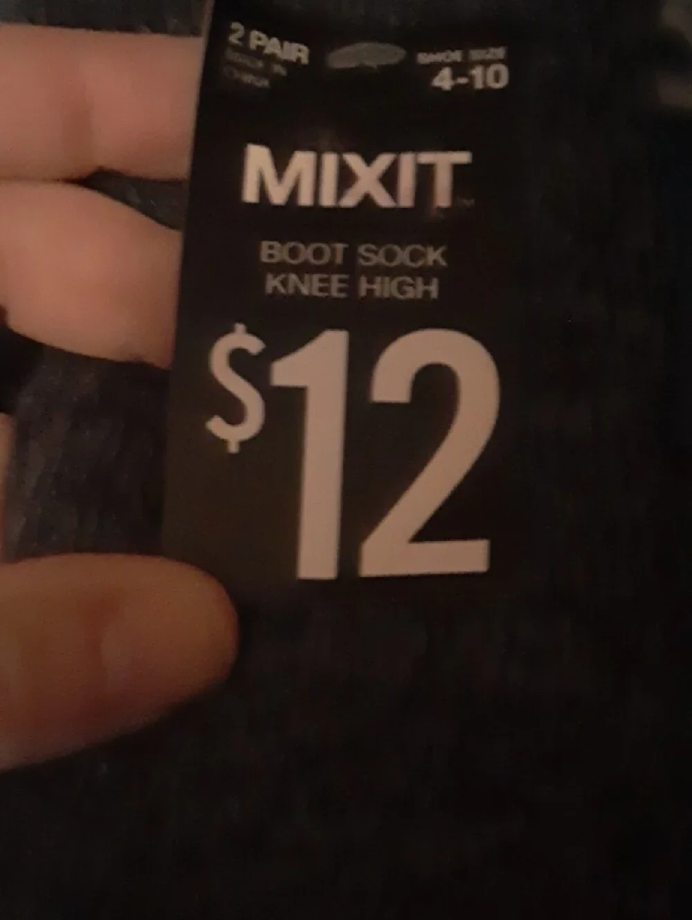 Mixit Women's Heather Gray Crew Socks - Pack